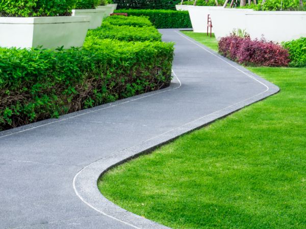 Walkway Curb Installation in Laurel