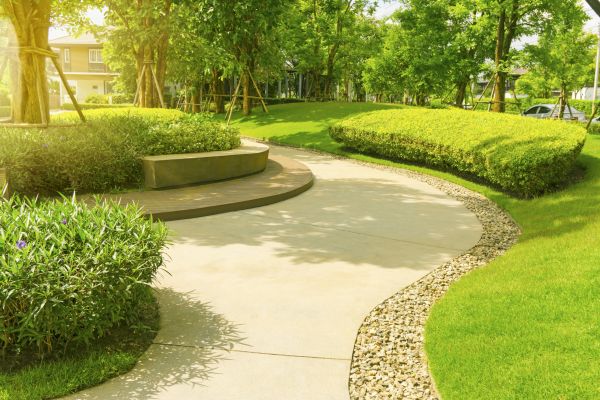 Cement Walkway Installation in Laurel