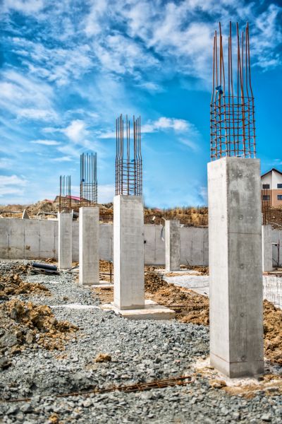 Concrete Footer Pouring in Laurel
