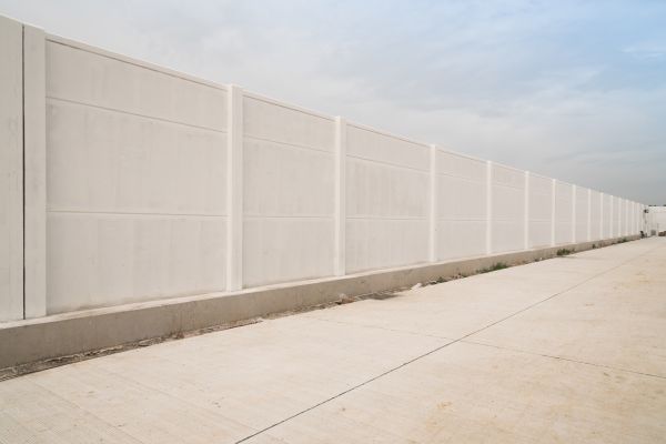 Concrete Fence Construction in Laurel