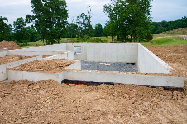Basement Foundation Pouring in Laurel