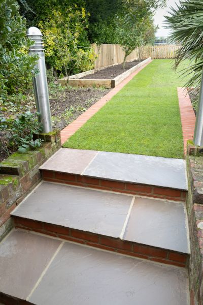 Backyard Steps Installation in Laurel
