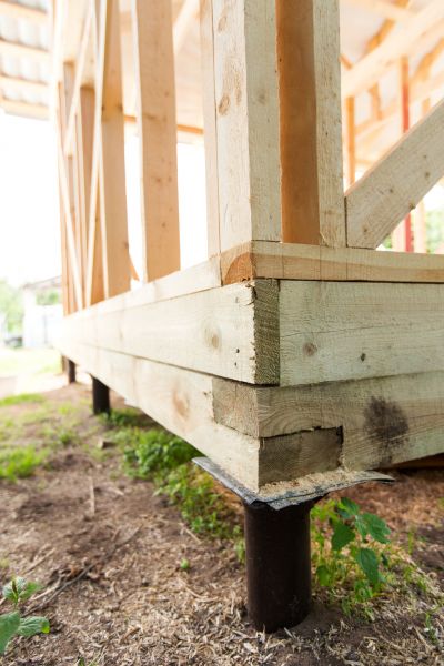 Barn Footing Construction in Laurel