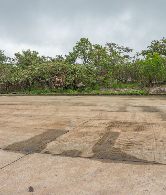 Backyard Slab Installation