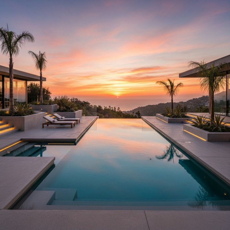 Poolside Concrete Installation